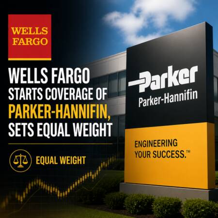 Wells Fargo Starts Coverage of Parker-Hannifin, Sets Equal Weight Wells Fargo Starts Coverage Of Parker-Hannifin, Sets Equal Weight