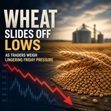 Wheat Slides Off Lows as Traders Weigh Lingering Friday Pressure Wheat Slides Off Lows As Traders Weigh Lingering Friday Pressure