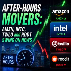 After-Hours Movers: Amzn, Intc, Twlo And Rddt Swing On News