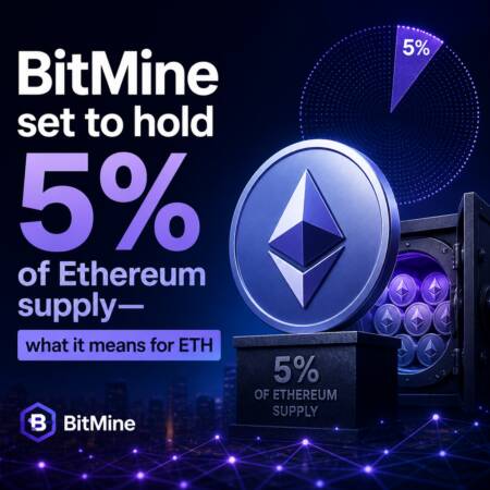 Bitmine Set To Hold 5% Of Ethereum Supply—what It Means For Eth