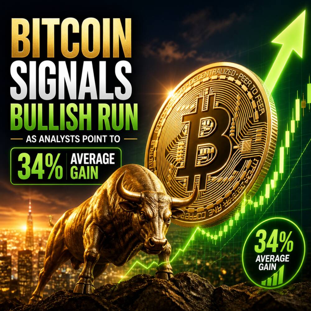 Bitcoin Signals Bullish Run As Analysts Point To 34% Average Gain
