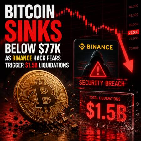 Bitcoin Sinks Below $77K as Binance Hack Fears Trigger $1.5B Liquidations Bitcoin Sinks Below $77k As Binance Hack Fears Trigger $1.5b Liquidations