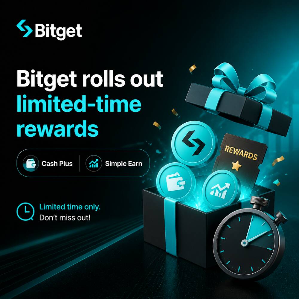 Bitget rolls out limited-time rewards for Cash Plus, Simple Earn Bitget Rolls Out Limited-Time Rewards For Cash Plus, Simple Earn