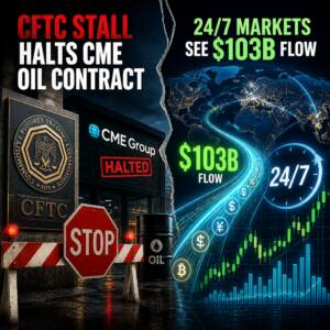 Cftc Stall Halts Cme Oil Contract; 24/7 Markets See $103b Flow