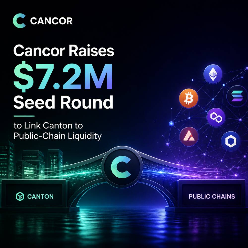 Cancor Raises $7.2M Seed Round to Link Canton to Public-Chain Liquidity Cancor Raises $7.2m Seed Round To Link Canton To Public-Chain Liquidity