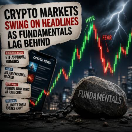 Crypto Markets Swing On Headlines As Fundamentals Lag Behind