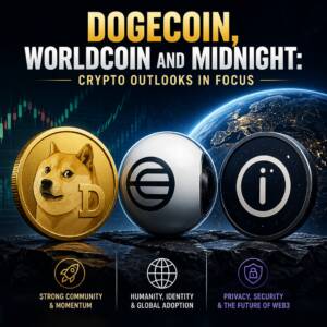 Dogecoin, Worldcoin and Midnight: Crypto Outlooks in Focus Dogecoin, Worldcoin And Midnight: Crypto Outlooks In Focus