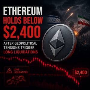 Ethereum Holds Below $2,400 After Geopolitical Tensions Trigger Long Liquidations