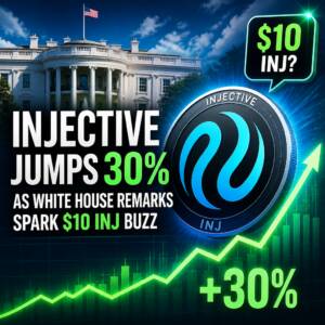 Injective Jumps 30% As White House Remarks Spark $10 Inj Buzz