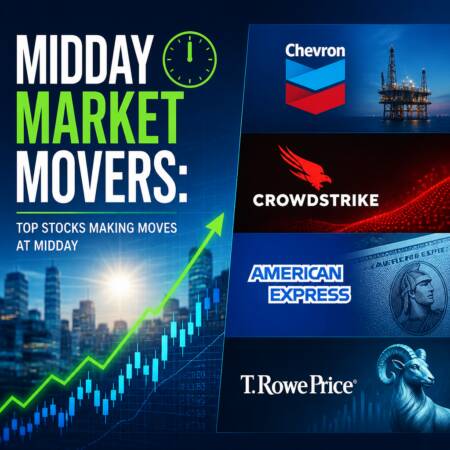 Midday Market Movers: Chevron, CrowdStrike, American Express, T. Rowe Midday Market Movers: Chevron, Crowdstrike, American Express, T. Rowe
