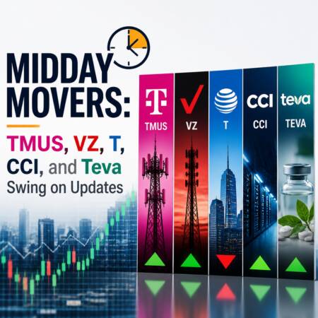 Midday Movers: TMUS, VZ, T, CCI, and Teva Swing on Updates Midday Movers: Tmus, Vz, T, Cci, And Teva Swing On Updates