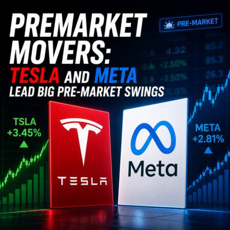 Premarket Movers: Tesla and Meta Lead Big Pre-Market Swings Premarket Movers: Tesla And Meta Lead Big Pre-Market Swings