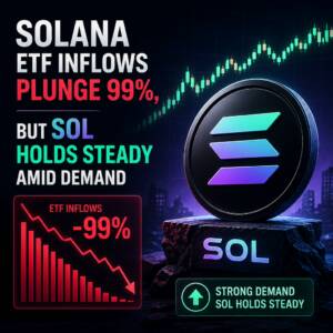 Solana Etf Inflows Plunge 99%, But Sol Holds Steady Amid Demand