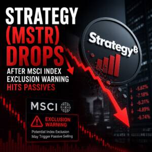 Strategy (Mstr) Drops After Msci Index Exclusion Warning Hits Passives