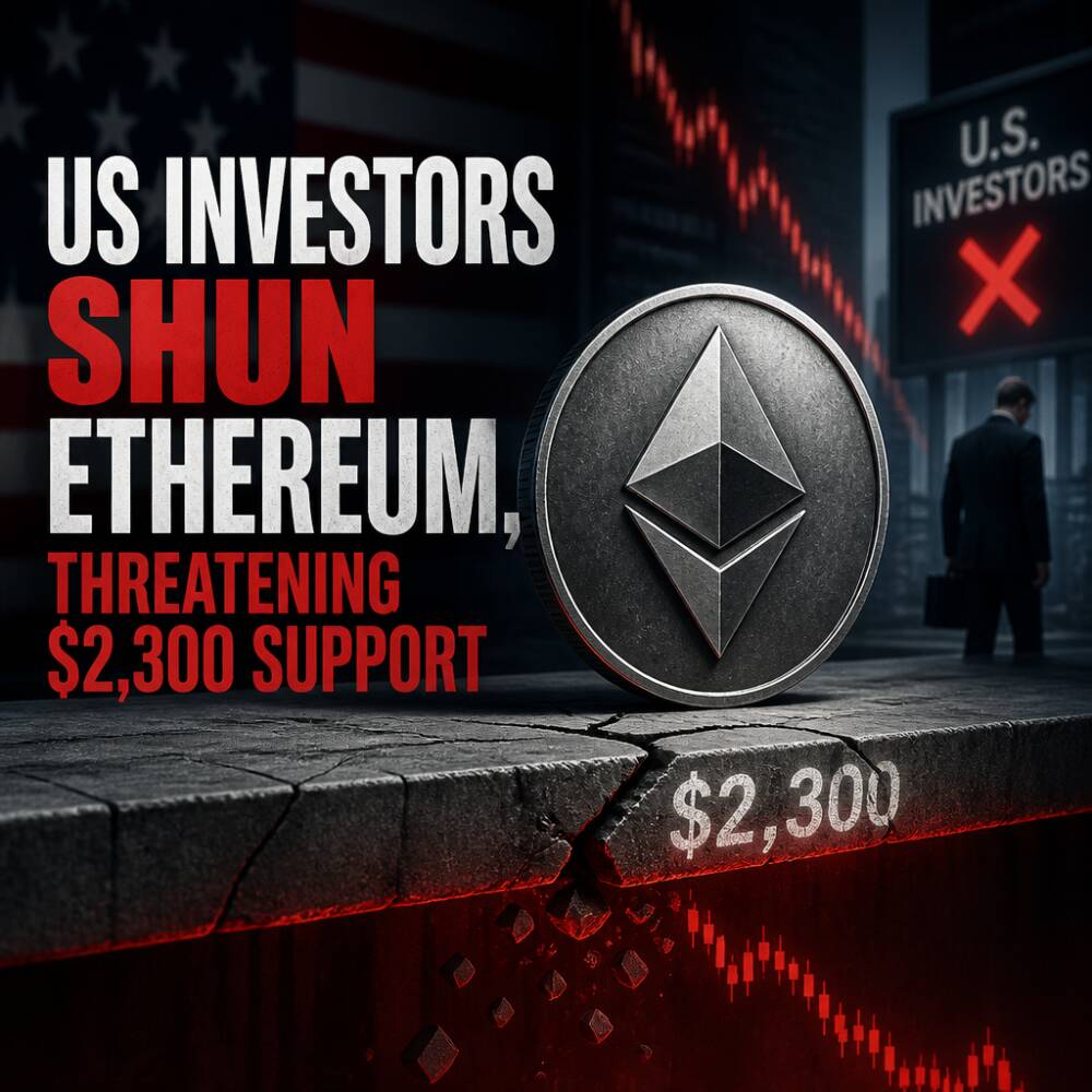 US Investors Shun Ethereum, Threatening $2,300 Support Us Investors Shun Ethereum, Threatening $2,300 Support