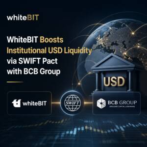 Whitebit Boosts Institutional Usd Liquidity Via Swift Pact With Bcb Group