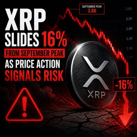 XRP Slides 16% From September Peak as Price Action Signals Risk Xrp Slides 16% From September Peak As Price Action Signals Risk