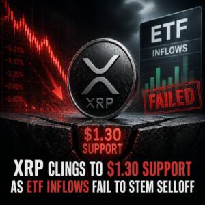 XRP clings to $1.30 support as ETF inflows fail to stem selloff Xrp Clings To $1.30 Support As Etf Inflows Fail To Stem Selloff