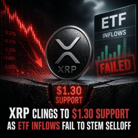 XRP clings to $1.30 support as ETF inflows fail to stem selloff Xrp Clings To $1.30 Support As Etf Inflows Fail To Stem Selloff