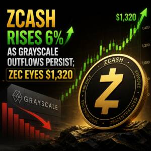 Zcash Rises 6% As Grayscale Outflows Persist; Zec Eyes $1,320